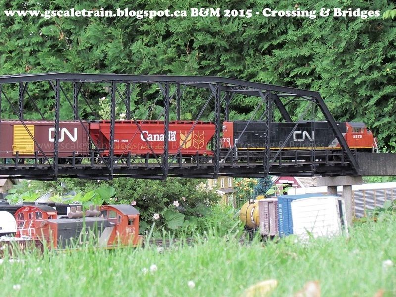 GScale Train Fun Crossing & Bridges in GScale Train Garden Railway